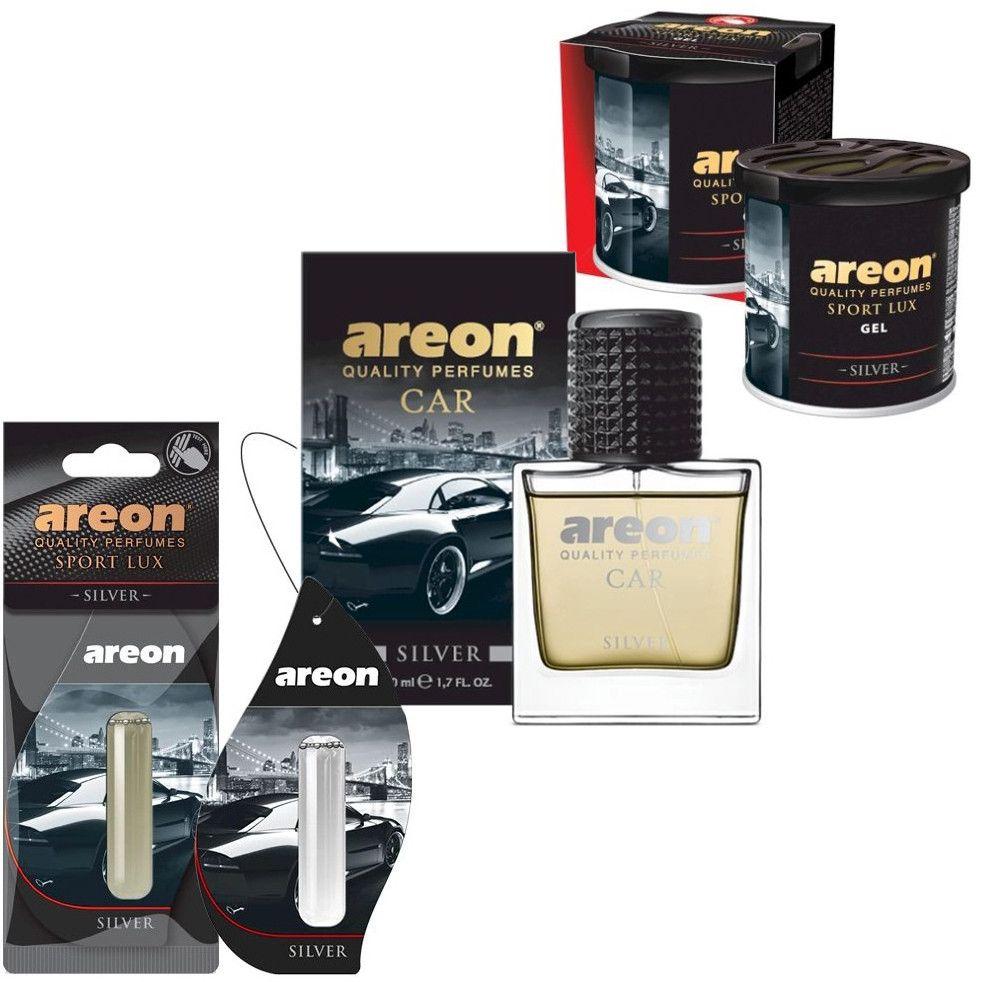 Набір Ароматизаторів повітря Areon Car Silver (Silver), фото 1