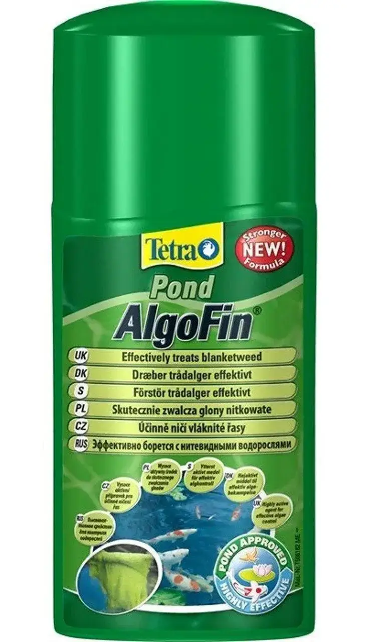 Препарат для лікування у ставку, TetraPond MediFin 250 ml, для ставка на 5000 л. Проти паразитичних інфекцій.