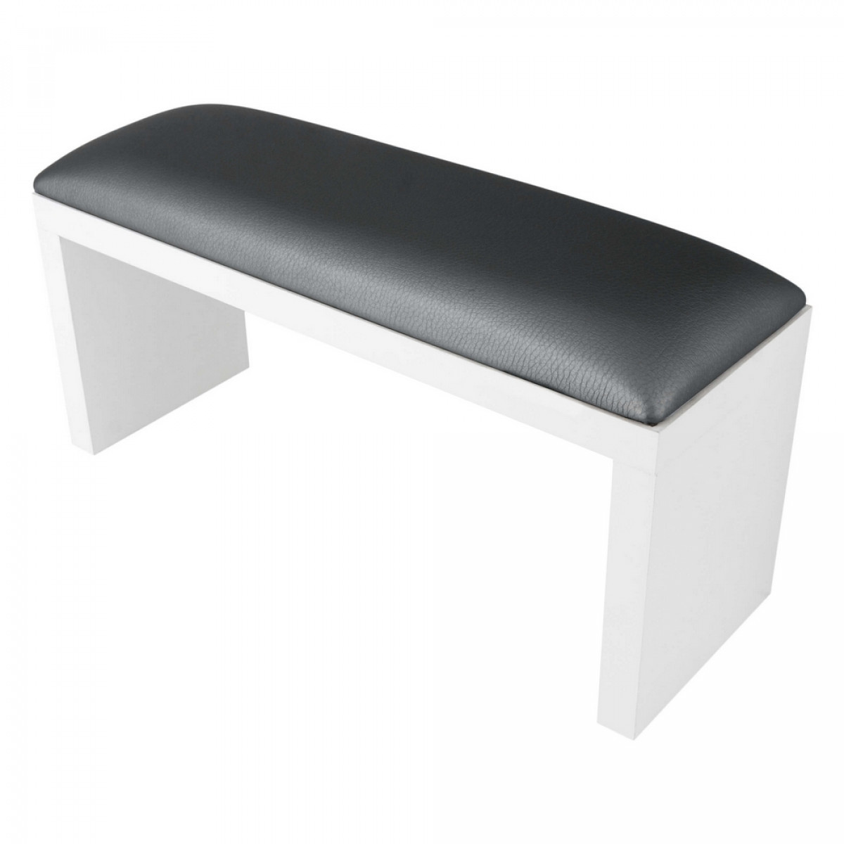 Підлокітник для манікюру на білих ніжках, чорний