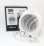Електричний тепловентилятор Opera OP-H0002 Digital Heater тепловентилятор підлоговий настільний 2кВт, фото 3