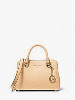 Женская сумка MICHAEL KORS Edith small saffaino leather Satchel цвет BUTTERMILK 30S2L7ES1L