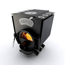 Піч опалювальна булер'ян " Calgary Lux " з варильною поверхнею "00"+скло+конфорка(Новаслав)