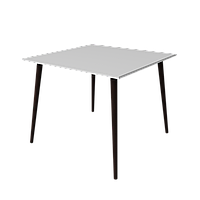 Обеденный стол на деревянных ножках в цвете венге ЛОЙС квадрат ф-ка Неман 880*880*750 мм