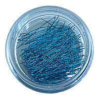 Декор нитки для нігтів дизайну, блакитний