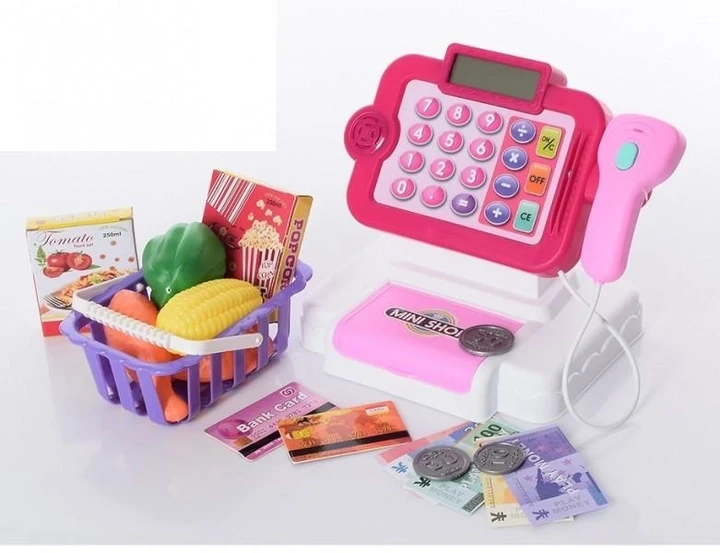 Касовий апарат 66101-66103, калькулятор, сканер, продукти, звук, світло