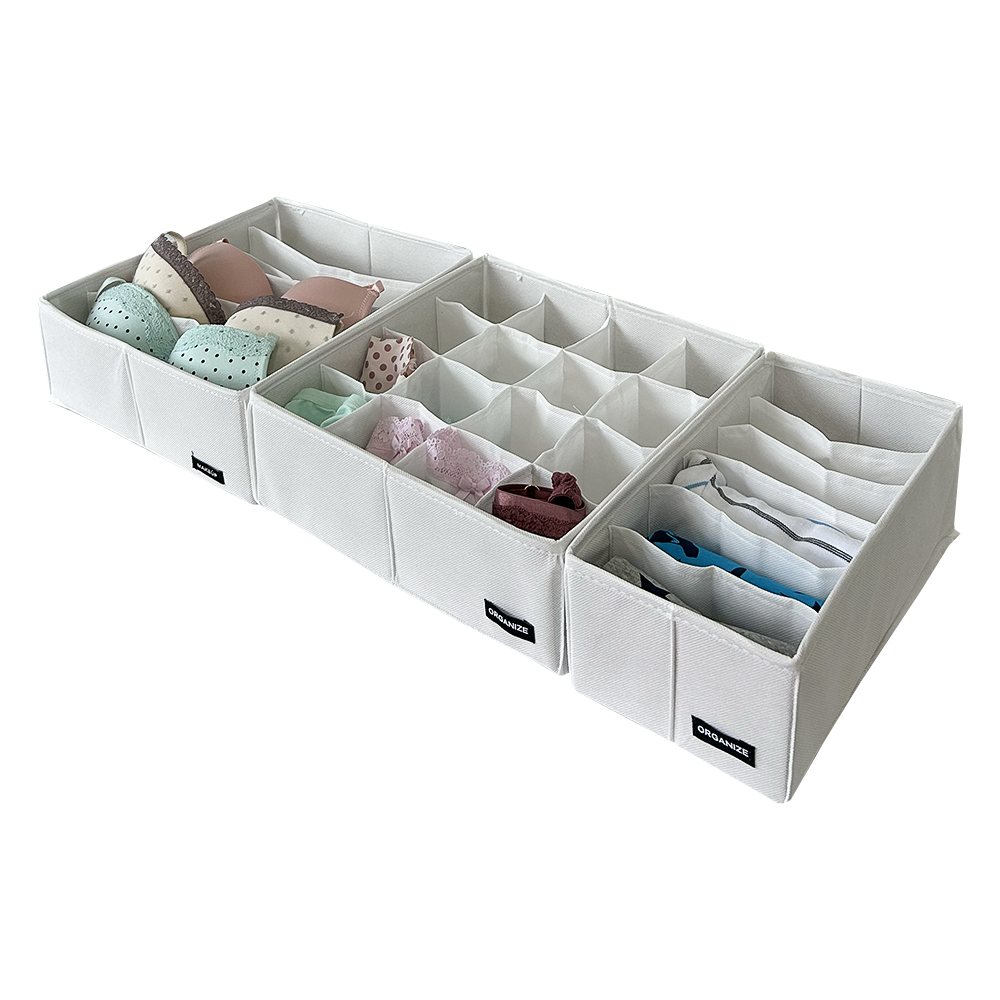 Органайзери для білизни ORGANIZE 3 шт (білий)