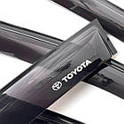 Window deflectors wind deflectors Toyota Yaris I 5d 2006-2012 Hatchback Scotch 3M Voron Glass, фото 4