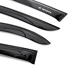 Window deflectors wind deflectors Toyota Yaris I 5d 2006-2012 Hatchback Scotch 3M Voron Glass, фото 2
