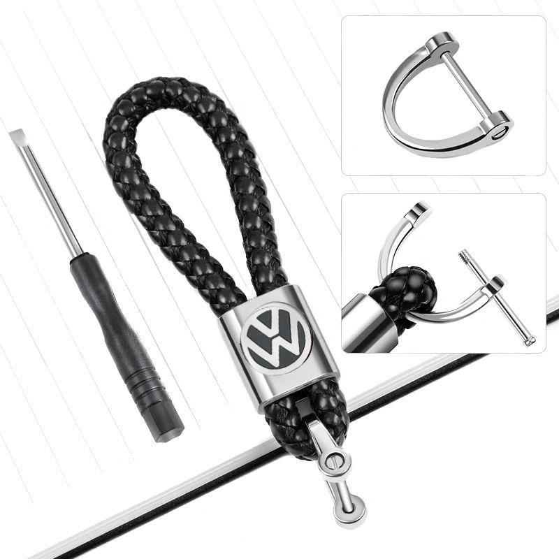 Стильний шкіряний Брелок з логотипом Volkswagen