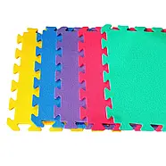 Дитячий килимок-пазл татами ластівчин хвіст Izolon Base 50 кг/м3 50х50х1 см, фото 3