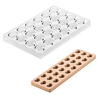 Набір форм для цукерок CUORE 35x27 h17 мм 24х9,4 мл Silikomart CH020 - KIT CUORE 01