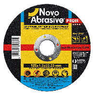 Круг отрезной для металла NovoAbrasive 41 14А 125 1,2 22,23