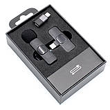 Бездротовий петличний мікрофон для смартфона Iphone та Android Бездротовий мікрофон петличка для блогера K8, фото 3