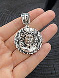 Срібна підвіска Ісус, фото 2