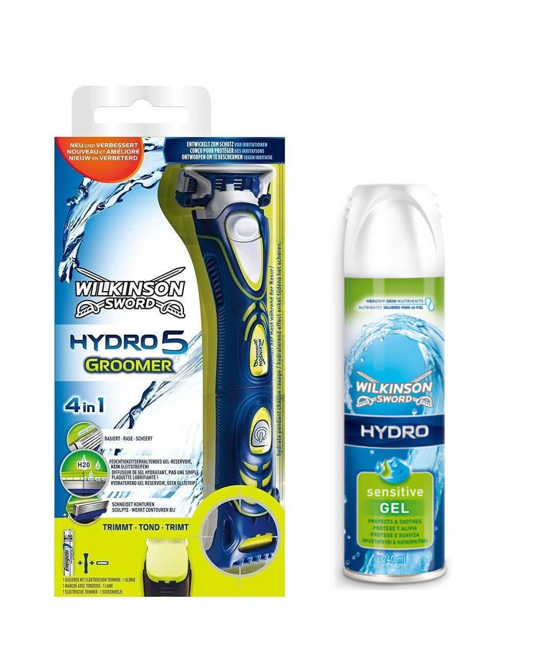 Wilkinson Sword hydro 5 Groomer + гель для гоління у подарунок! 01027