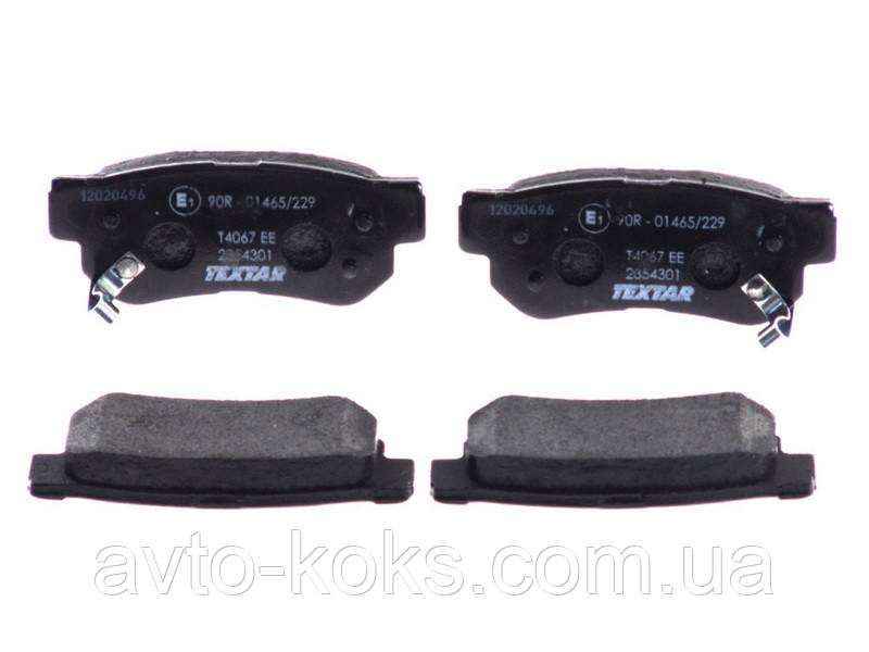 Textar 2354301 Гальмівні колодки задні KIA Magentis Opirus Sportage Hyundai Elantra Santa Fe Sonata Tucson