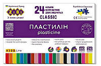 Пластилін ZiBi Kids Line Classic 24 кольори 480г (10)