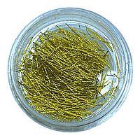 Декор нитки для нігтів дизайну, золото