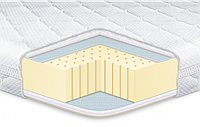 Матрас на диван топпер футон Latex X3 Латекс X3 трикотажный чехол h-5 см Eurosleep
