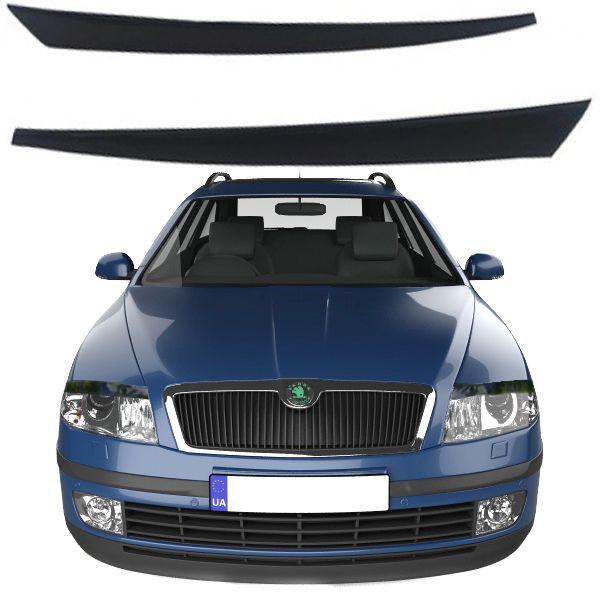 Вії фар Skoda Octavia A5 2004-2010 Voron Glass, фото 1