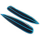 Вії фар для Mitsubishi Lancer IX 2003-2007 Широкі Voron Glass, фото 3