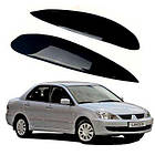 Вії фар для Mitsubishi Lancer IX 2003-2007 Широкі Voron Glass, фото 5