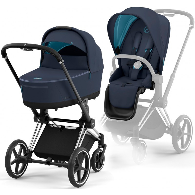 Cybex Priam 4.0 коляска 2 в 1 Nautical Blue
