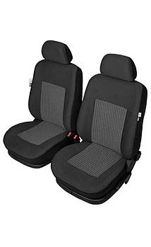 Чохли універсальні 1+1 B MAX ( два підголівники, щільні) Чорно-сірі