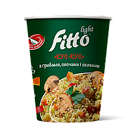 "Кус-кус" миттєвого приготування з грибами, овочами та зеленню 40г ТМ «Fitto light»