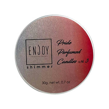Парфумована масажна свічка Enjoy Professional 30 грам Shimmer Pride №3