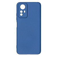 Чохол Fiji Full Soft Premium для Xiaomi Redmi Note 12S протиударний бампер з мікрофіброю Dark Blue