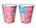Паперові стаканчики KOZA-Style "Барбі" 250мл 10шт/уп, фото 2