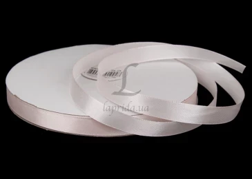 Стрічка атласна 12 мм (біла) 91,4, фото 1