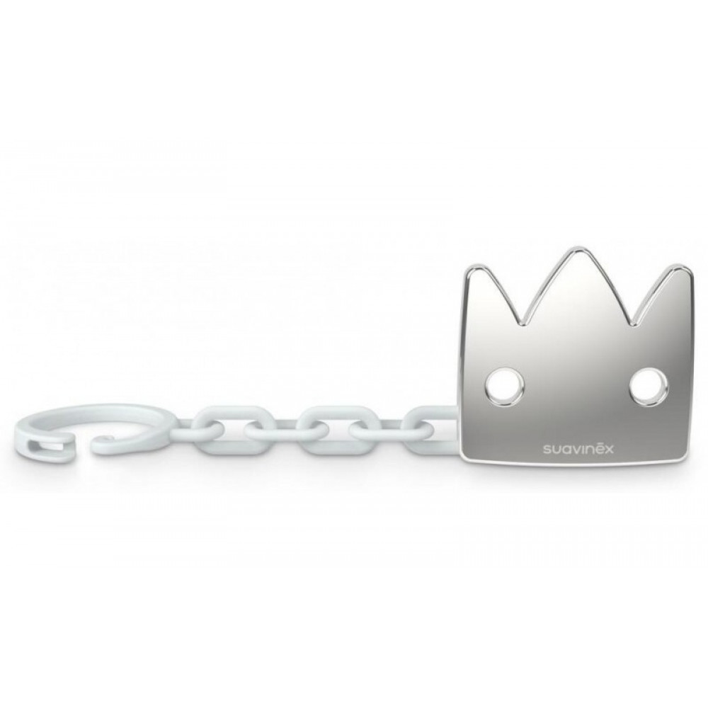 Кліпса для пустушки Suavinex Fox Чарівні історії, корона, фото 1