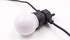 Світлодіодна лампочка 1 Вт, E27 G45 3000К тепла біла куля, для вуличних гірлянд, фото 8