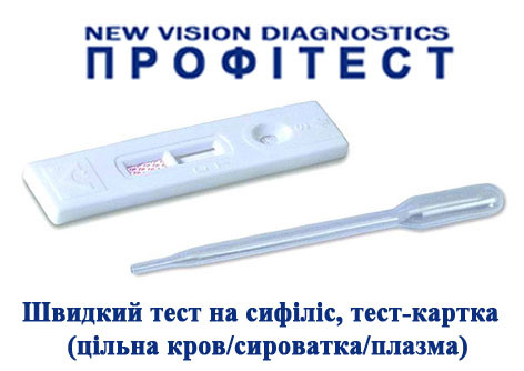 Швидкий тест тест на сифіліс, InTec PRODUCTS, INC