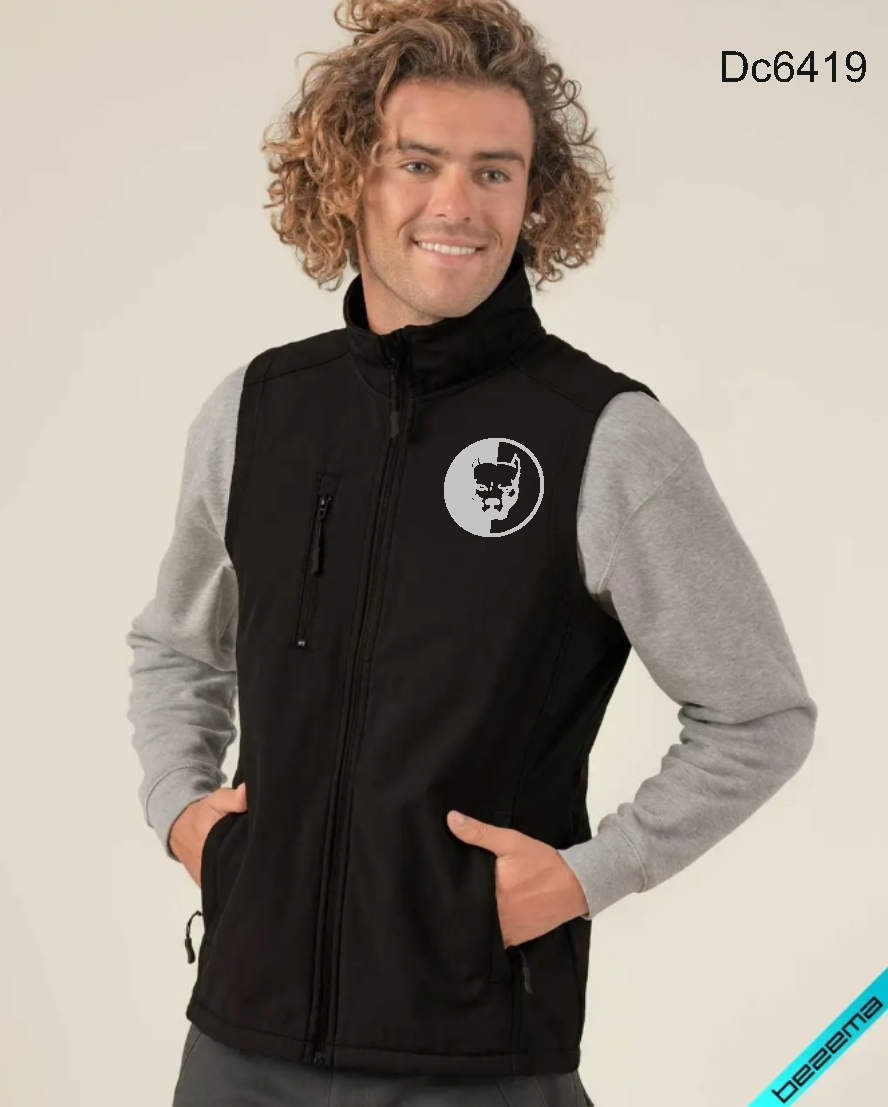 Чоловіча желетка з Собакою, бульдог