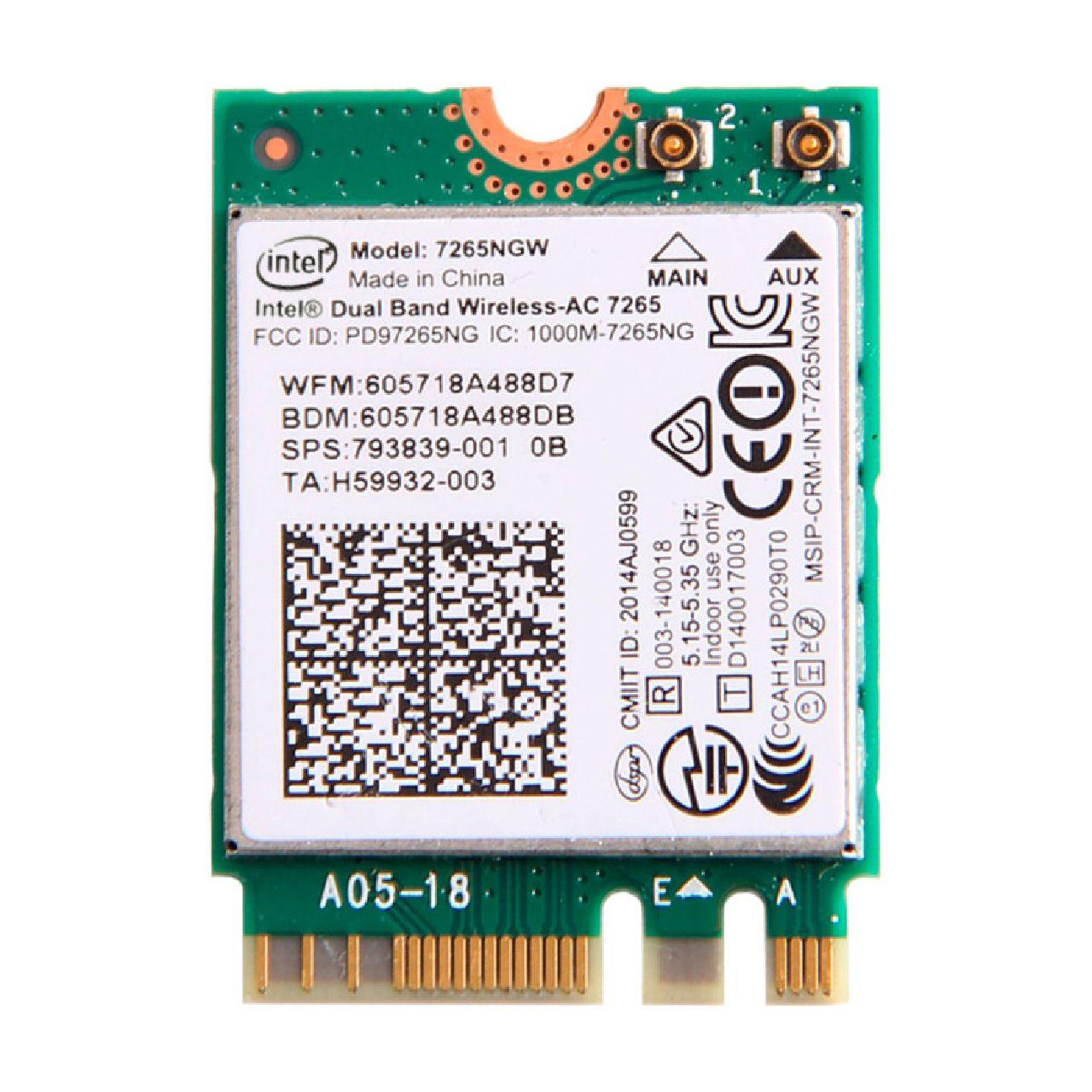 WiFi-адаптер Mini PCI-e (M.2 2230) Intel 7265 "Б/У"