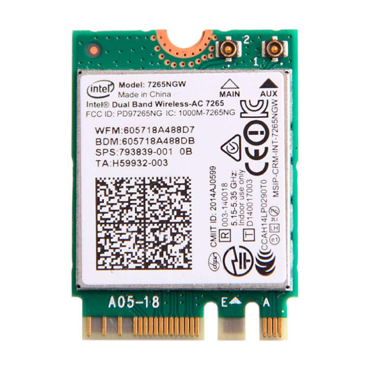 WiFi-адаптер Mini PCI-e (M.2 2230) Intel 7265 "Б/У"