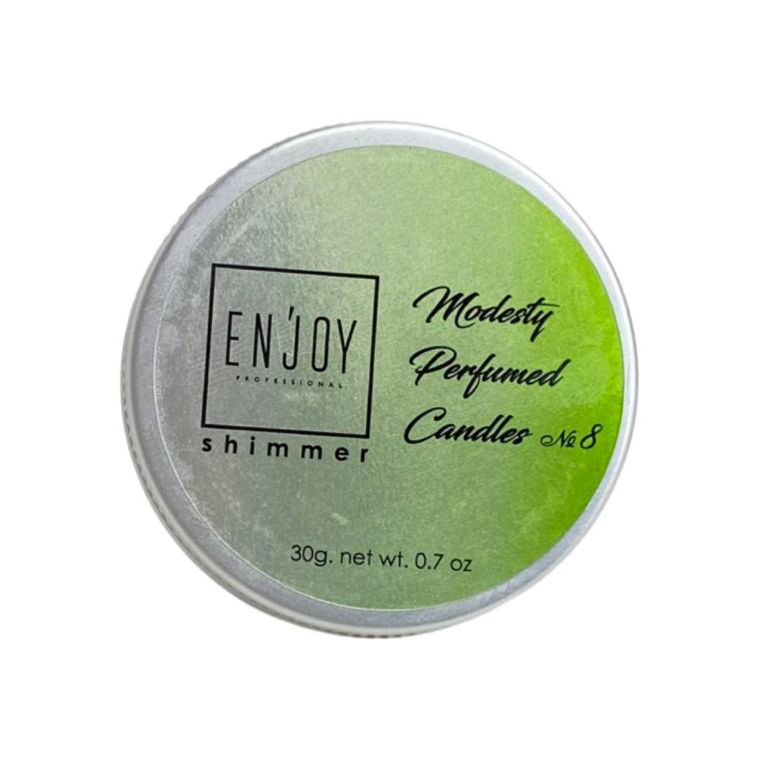 Парфумована масажна свічка Enjoy Professional 30 грам Shimmer Modesty №8