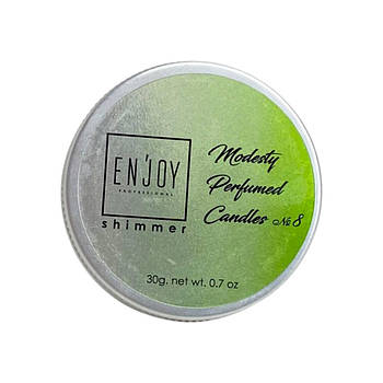 Парфумована масажна свічка Enjoy Professional 30 грам Shimmer Modesty №8