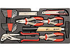 Набір інструментів у ящику 80 ел. YATO YT-38951 / Ручні інструменти для гаража та майстерень, фото 3