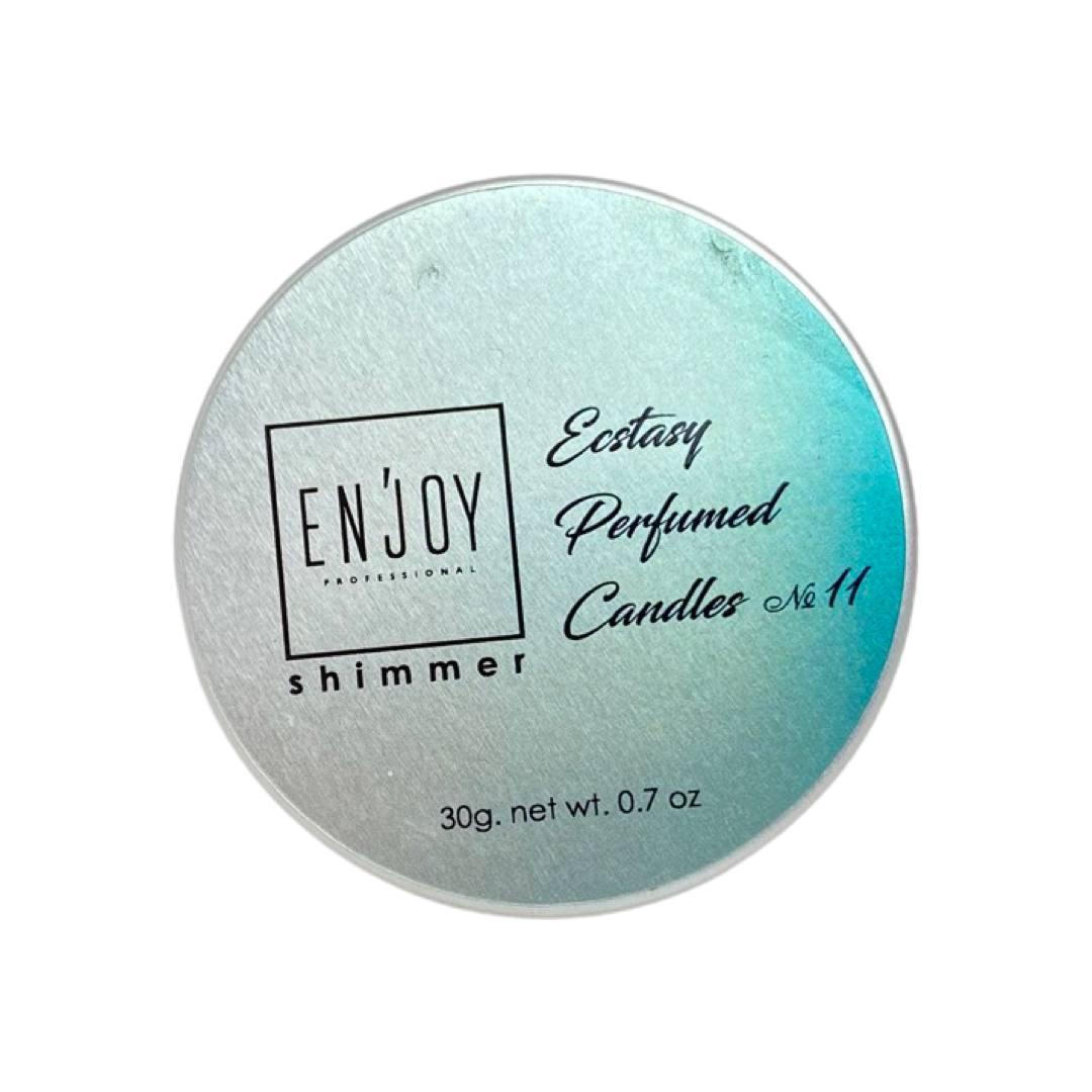 Масажна свічка парфумерна з шиммером Enjoy Professional 30 грам Shimmer Ecstasy №11