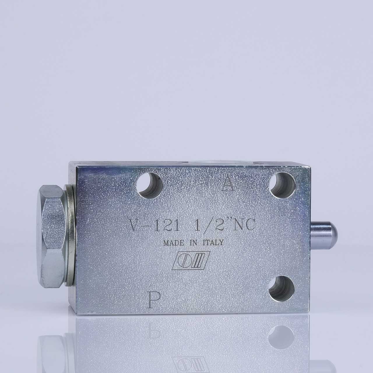 Кінцевий вимикач V-121 1/2" NC, нормально закритий, Oleodinamica Marchesini