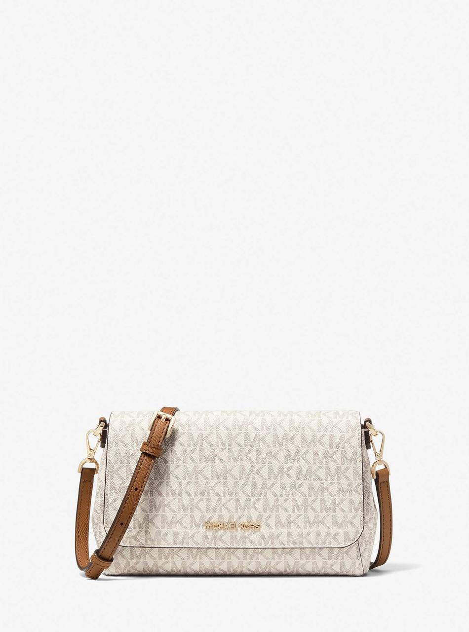 Жіноча сумка MICHAEL Michael Kors Medium Logo Convertible Crossbody Bag (35H8GTTC6B) VANILLA
