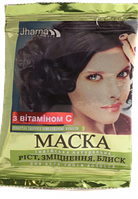 Маска для волосся Jharna «РІСТ, ЗМІЦНЕННЯ І БЛИСК»25 г, Триюга