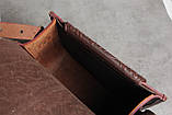 Авторська шкіряна сумка "Дубок" ручної роботи, велика  сумка з натуральної шкіри, фото 8