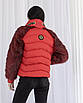 Пуховики зимові жіночі молодіжні 42-52 червоний, фото 8