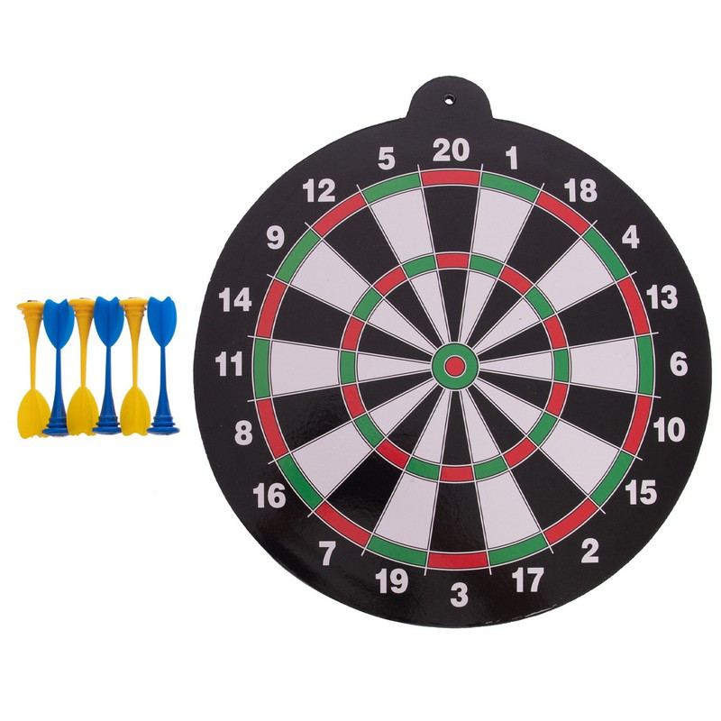 Магнітна двостороння мішень для гри в дартс Baili 30 см, фото 1