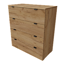 Комод в передпокій, вітальню з ЛДСП Сімпл КС-800 Дуб крафт золотий Неман